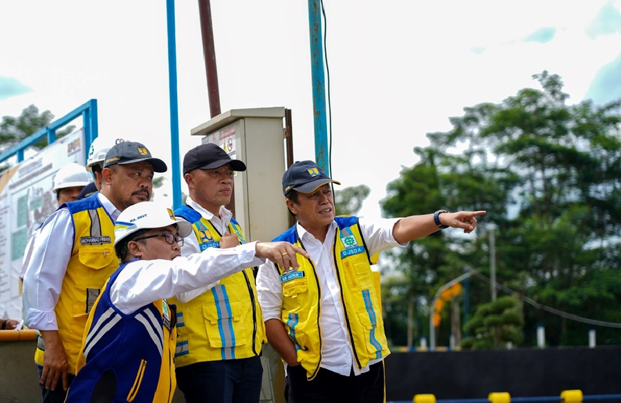 Dirjen SDA Tinjau Bendungan Lausimeme : Penyedia Air Baku Kota Medan dan Kabupaten Deli Serdang