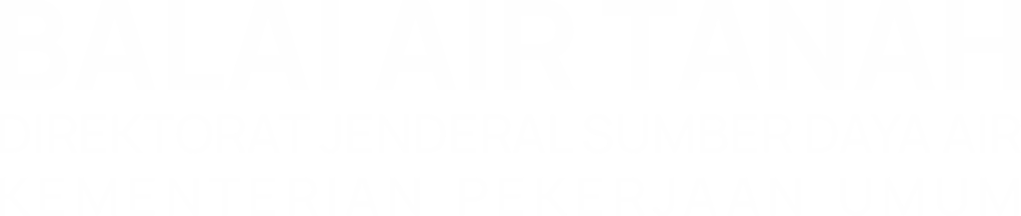 BALAI AIR TANAH - DIREKTORAT JENDERAL SUMBER DAYA AIR - KEMENTERIAN PEKERJAAN UMUM