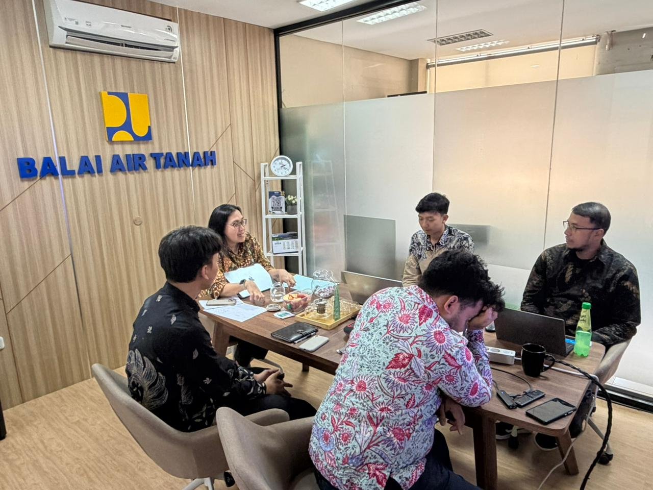 Pemaparan karya mahasiswa magang Balai Air Tanah