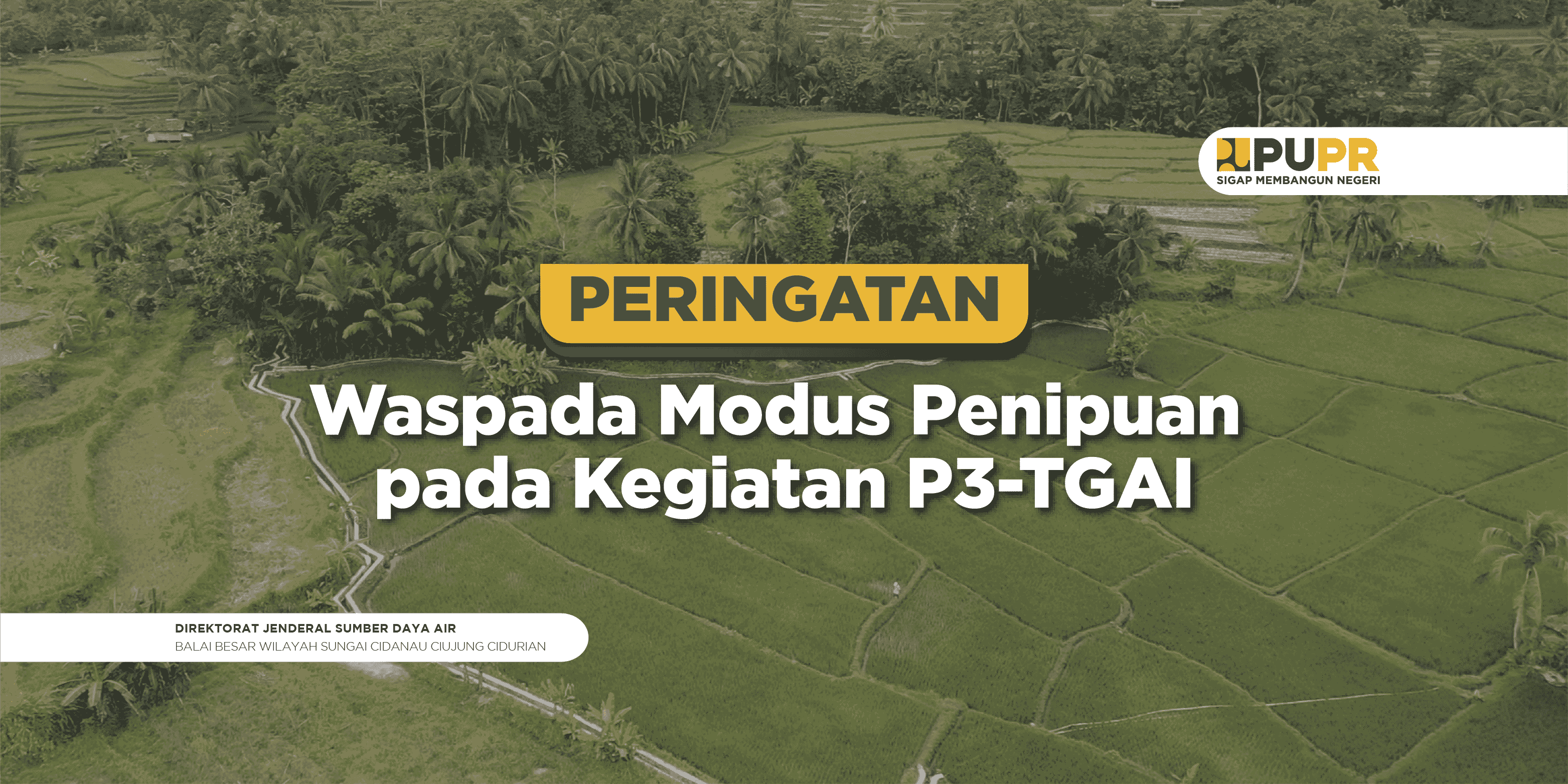 PERINGATAN MODUS PENIPUAN