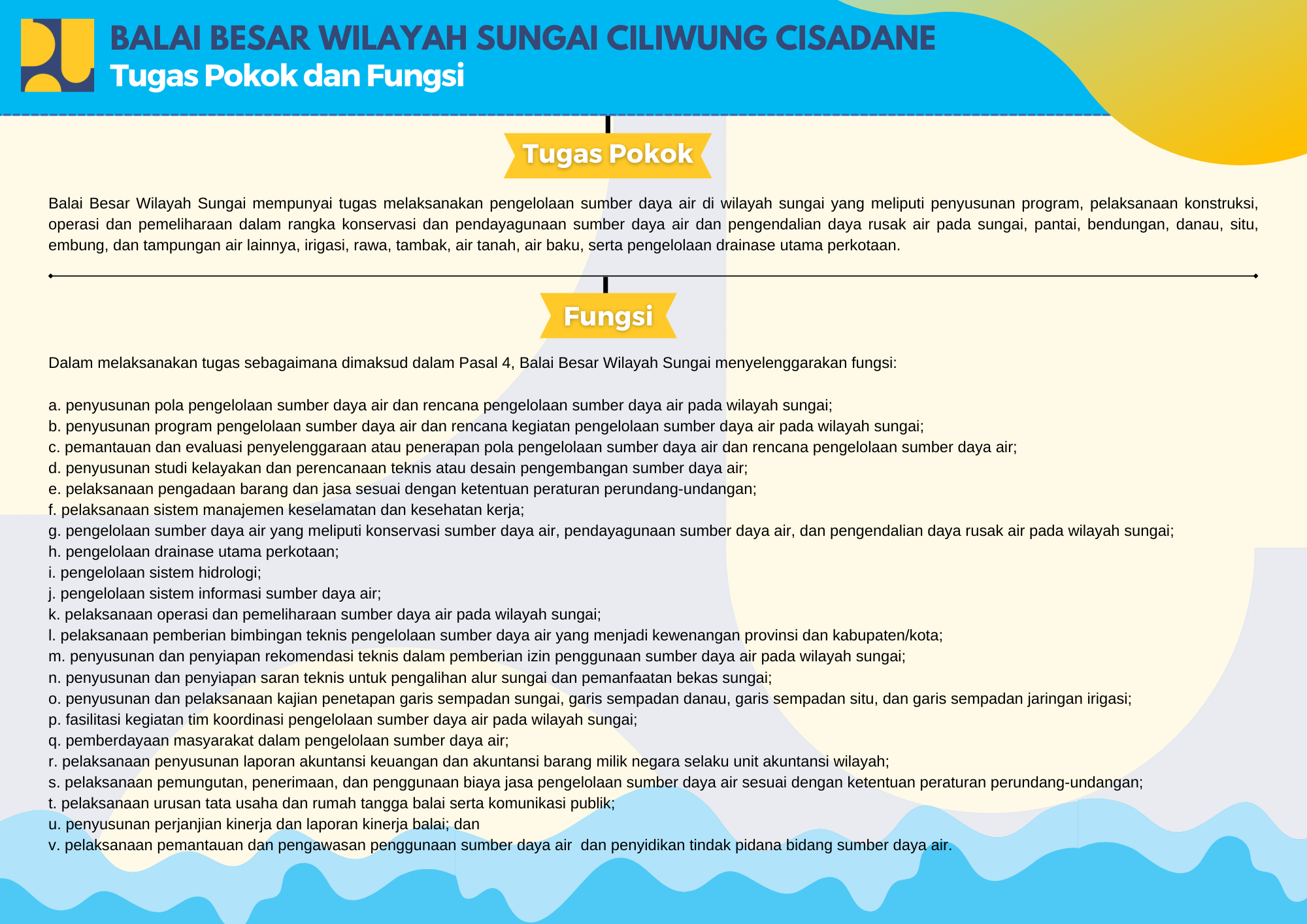 Tugas dan Fungsi
