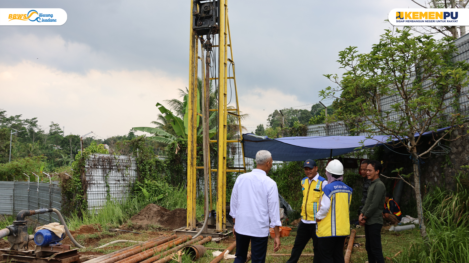 Pembangunan JIAT di Desa Warung Menteng Kec. Cijeruk Kab. Bogor