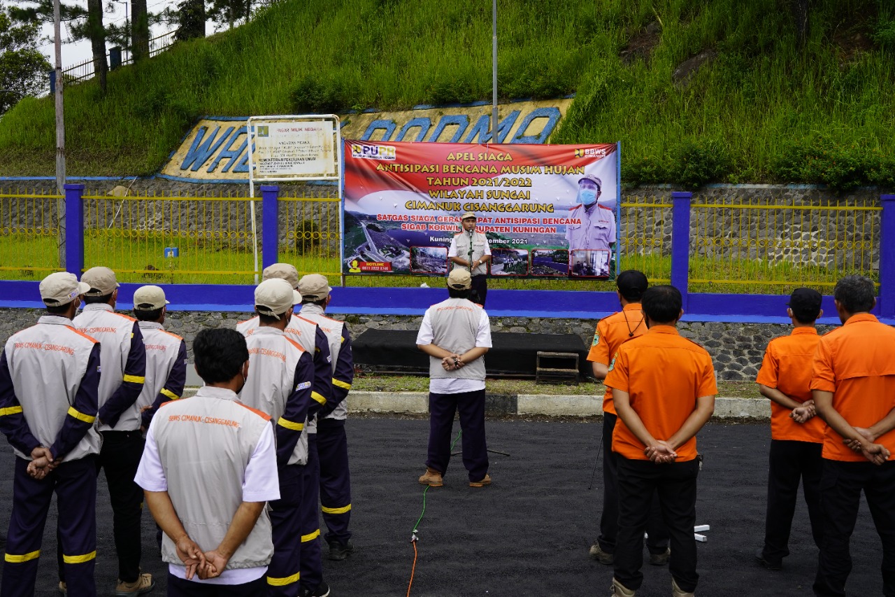 Galakan Apel Siaga Antisipasi Bencana, BBWS Cimanuk Cisanggarung Berikhtiar Tahun Ini Wilayah Kabupaten Kuningan Aman Dari Potensi Bencana