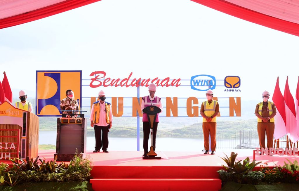 BBWS Cimanuk Cisanggarung Sambut Presiden Joko Widodo Resmikan Bendungan Kuningan