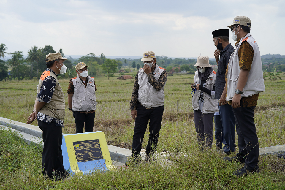 Hasil Bangunuan Saluran Irigasi Tersier P3-TGAI BBWS Cimanuk Cisanggarung Siap Mengairi Sawah Seluas 46 Hektar Di Kabupaten Kuningan