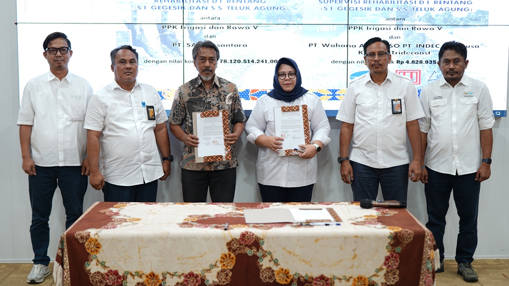 penandatanganan kontrak pjpa II cimanuk cisanggarung