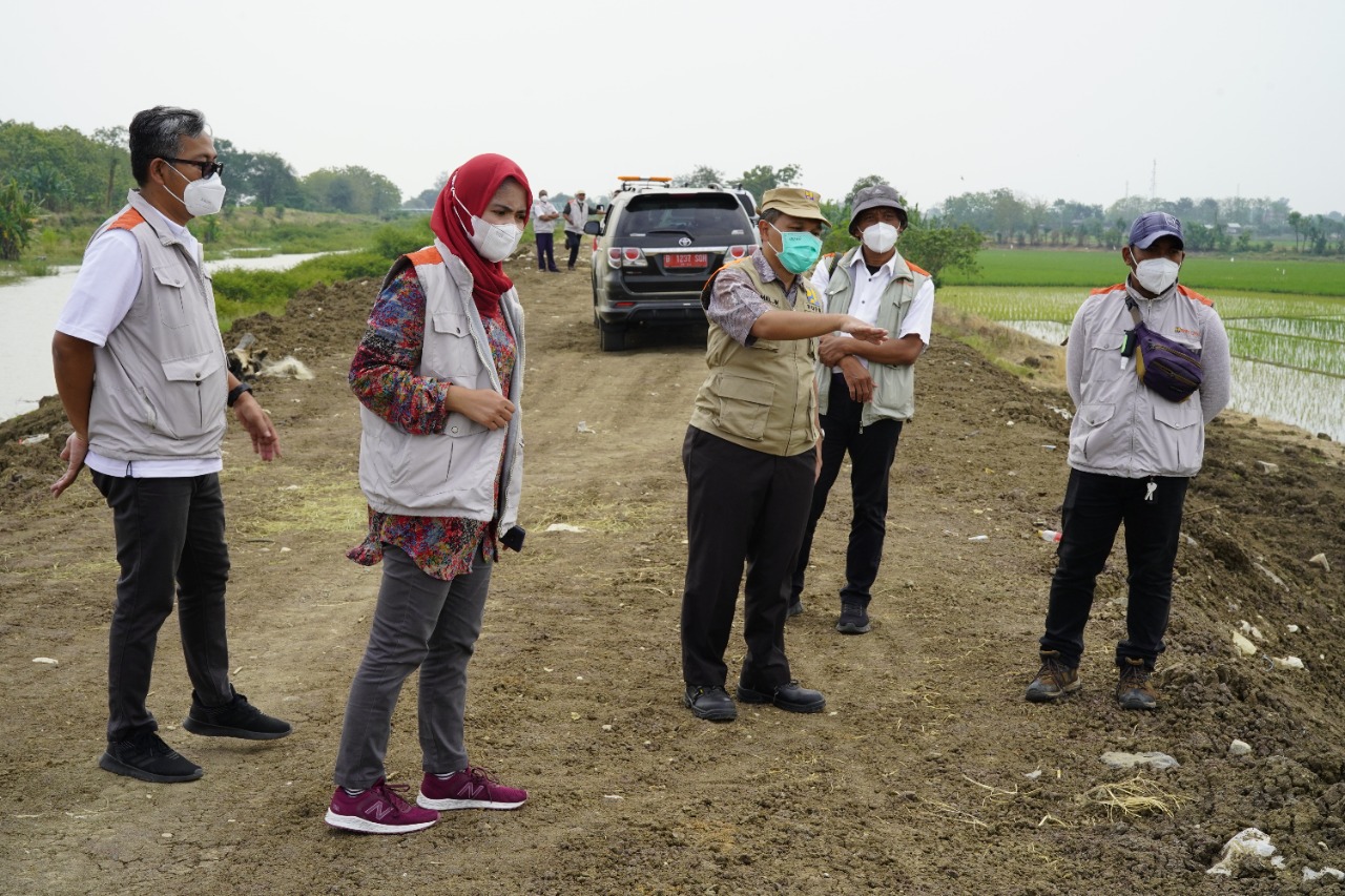 Kepala BBWS Cimanuk Cisanggarung Pastikan Penanganan Darurat Tanggul Jebol di Desa Puntang Kabupaten Indramayu Sudah Memenuhi Standar Kualitas