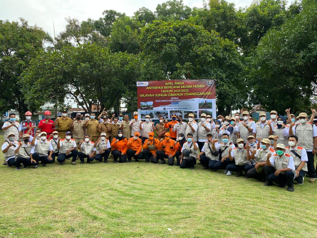 Tingkatkan Kesiagaan dan Koordinasi, BBWS Cimanuk Cisanggarung Gelar Apel Siaga Antisipasi Bencana Musim Hujan Korwil Majalengka