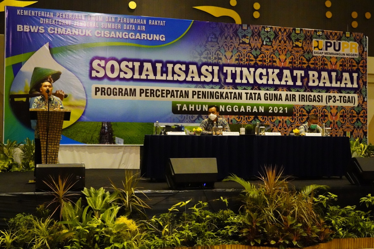 BBWS Cimancis Galakan Sosialisasi Tingkat Balai P3-TGAI Tahun Anggaran 2021
