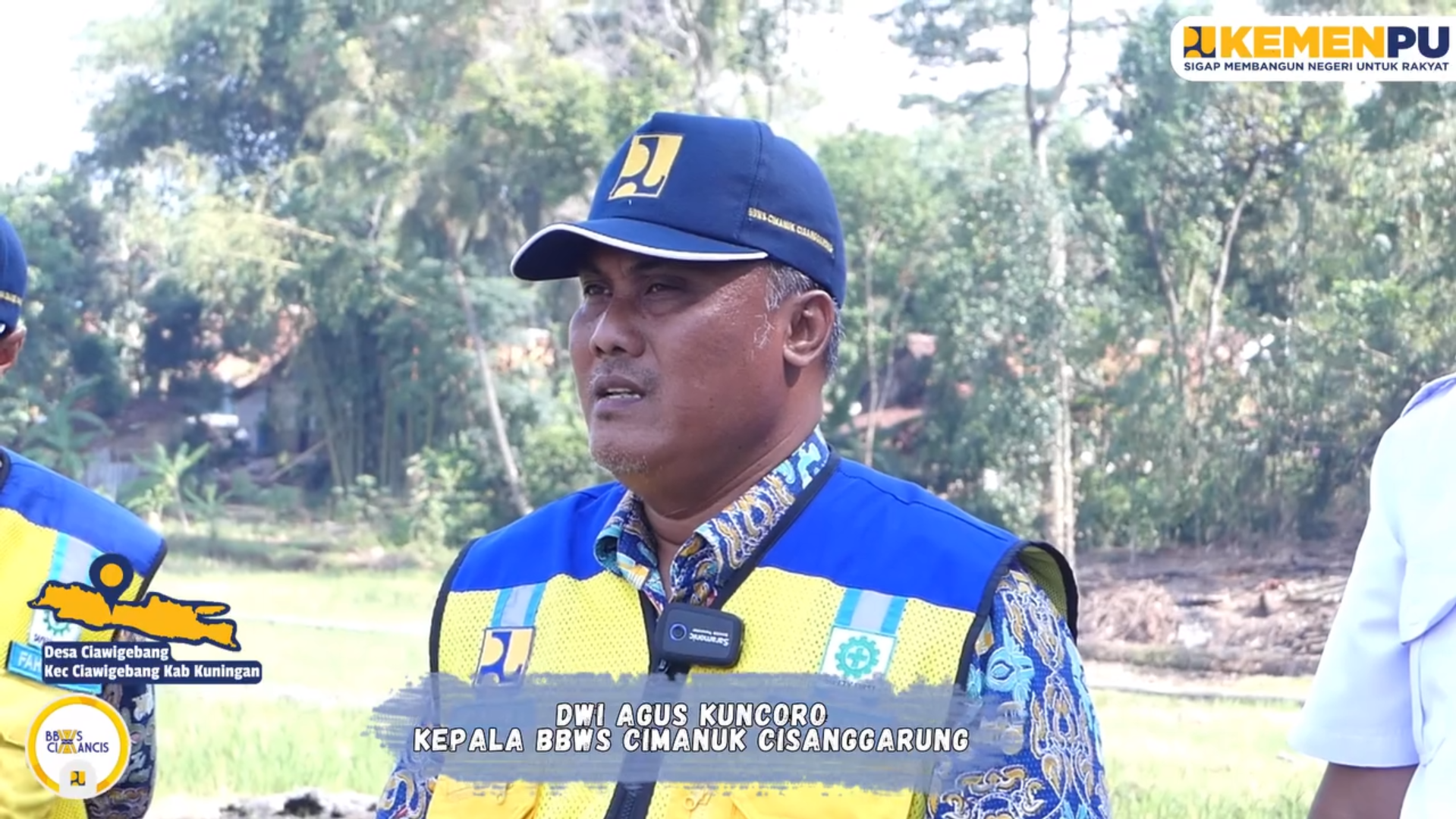 Kepala BBWS Cimanuk Cisanggarung Tinjau Rehabilitasi Irigasi di Desa Ciawigebang: Wujud Sinergi Menuju Swasembada Pangan