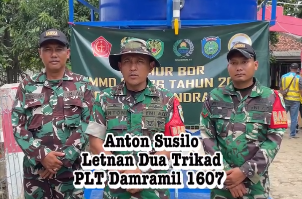 Sinergi BBWS Cimanuk Cisanggarung dan Kodim 0616/Indramayu dalam Optimalisasi Air Bersih