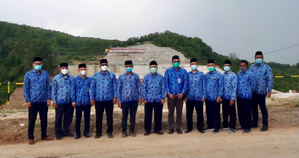 BBWS CIMANUK CISANGGARUNG BERPARTISIPASI DALAM PERINGATAN PUNCAK HUT KORPRI KE-49 KEMENTERIAN PUPR DARI BENDUNGAN CIPANAS