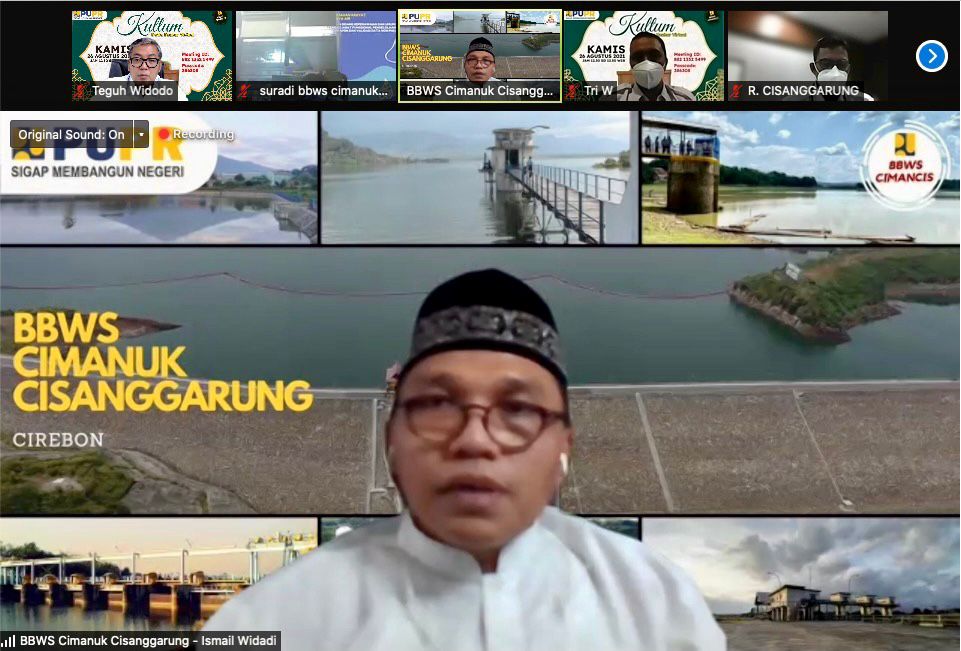 Kepala BBWS Cimanuk Cisanggarung Ajak Pegawai Perkuat Aqidah di Masa Pandemi Melalui Kultum