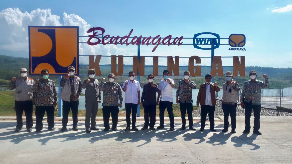 Terima Kunjungan  Kerja Spesifik Komisi V DPR-RI, BBWS Cimanuk Cisanggarung Laporkan Hasil Survey Persiapan Pemanfaatan Bendungan Kuningan