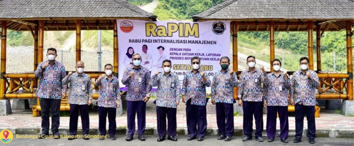 BBWS CIMANUK CISANGGARUNG SELENGGARAKAN RABU PAGI INTERNALISASI MANAJEMEN (RAPIM)