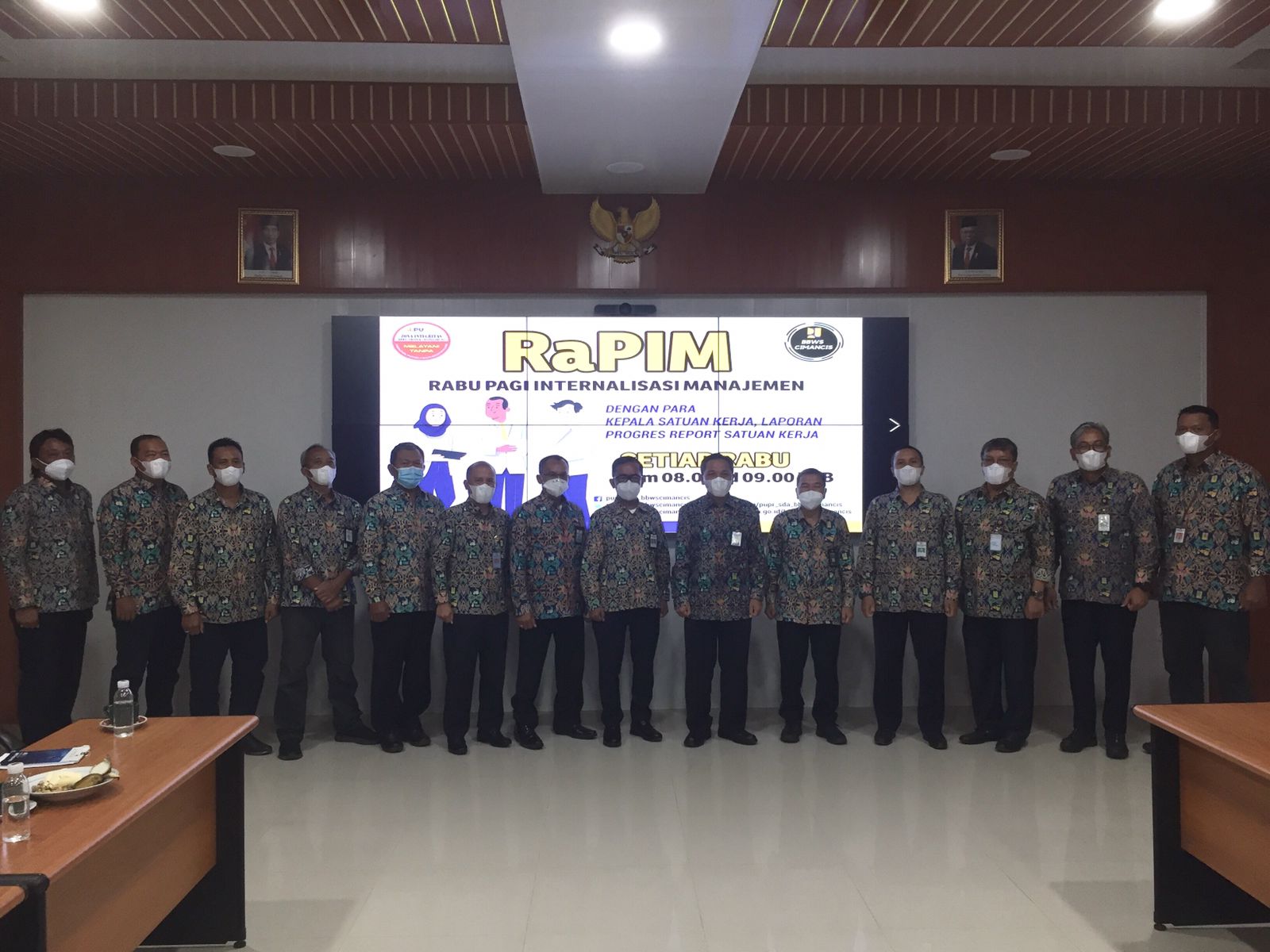 RAPIM, BUKTI NYATA IMPLEMENTASI PENGUATAN AKUNTABILITAS DAN PENGAWASAN KINERJA DI BBWS CIMANUK CISANGGARUNG 