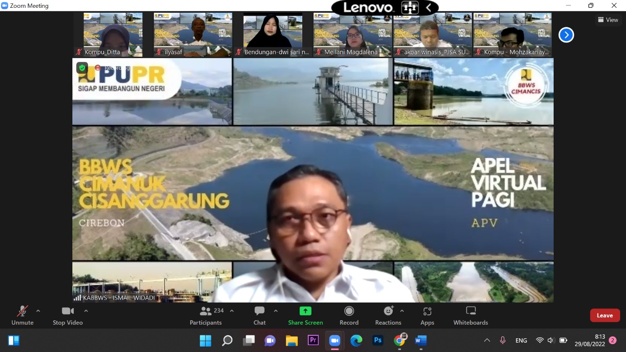 WUJUD NYATA CORE VALUES BER-AKHLAK, BBWS CIMANUK CISANGGARUNG TAK PERNAH ABSEN LAKSANAKAN APEL PAGI PEGAWAI