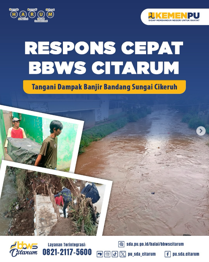 BANJIR BANDANG SUNGAI CIKERUH – KAB. BANDUNG