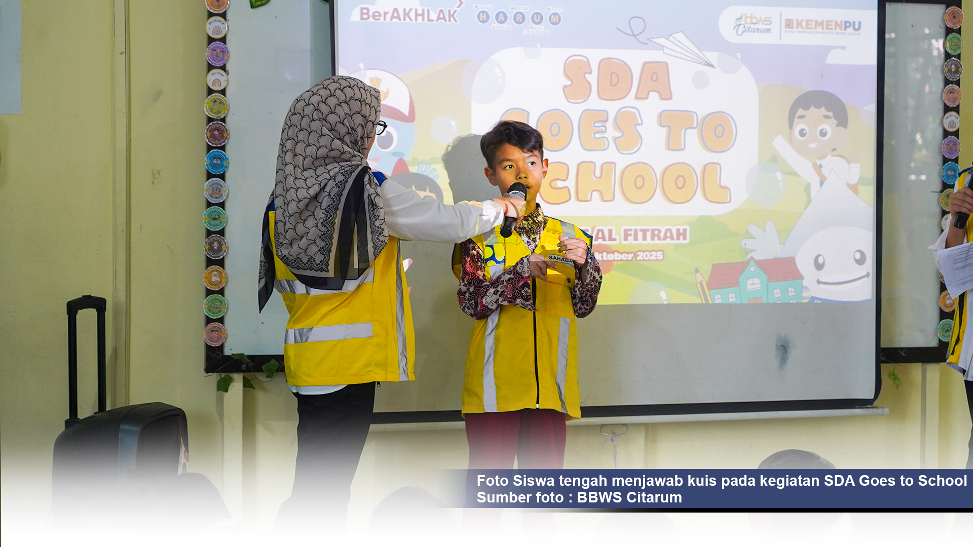 Belajar dan Peduli Air Bersama Sahabat Air melalui SDA Goes to School BBWS Citarum