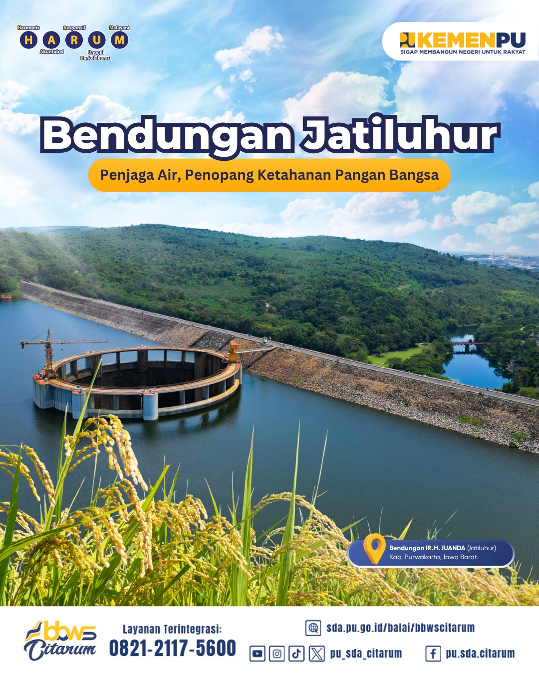 Bendungan Jatiluhur: Penjaga Air, Penopang Ketahanan Pangan Bangsa