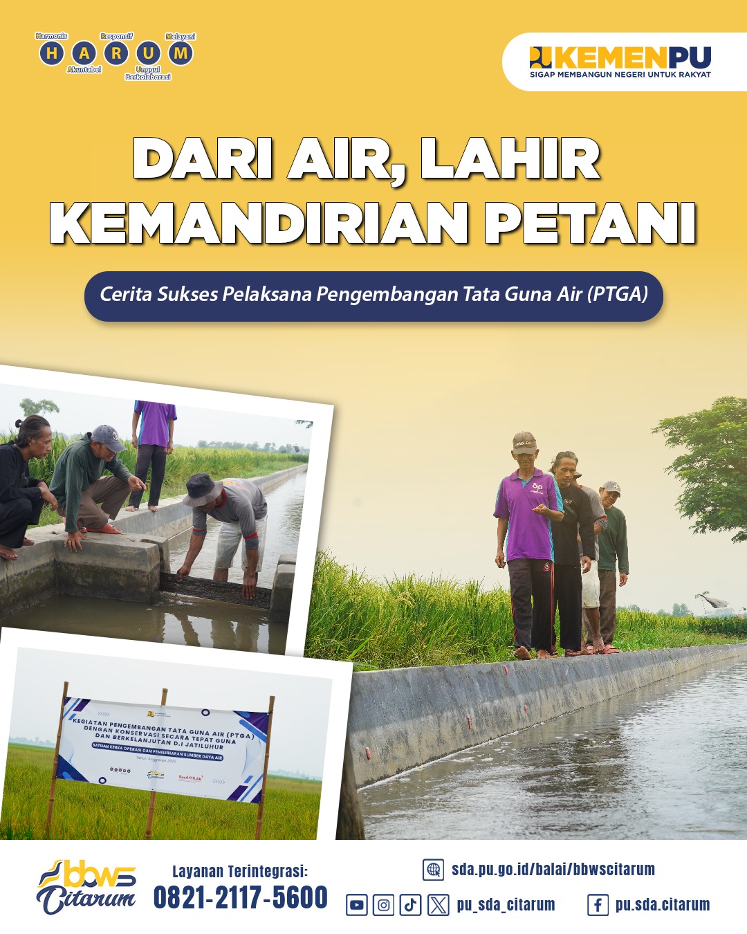 Dari Air, Lahir Kemandirian Petani