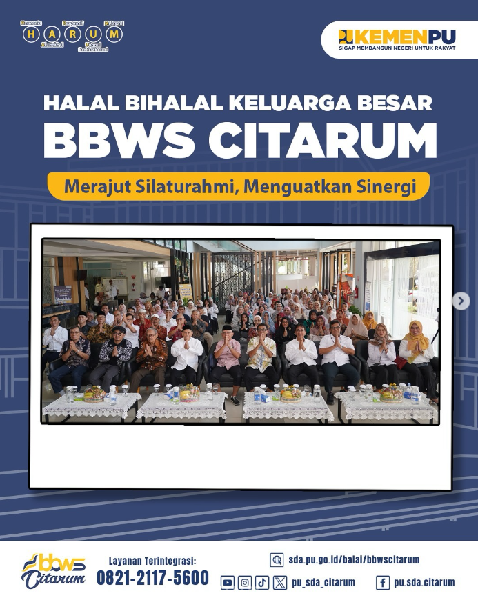 Halal Bihalal Di Lingkungan BBWS Citarum