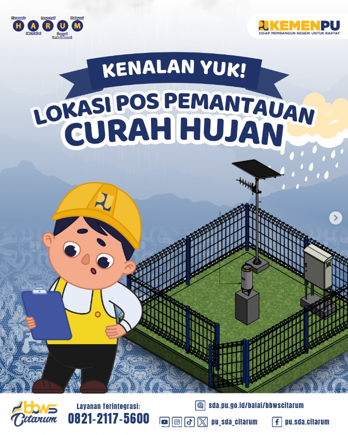 Kenalan yuk sama pos curah hujan