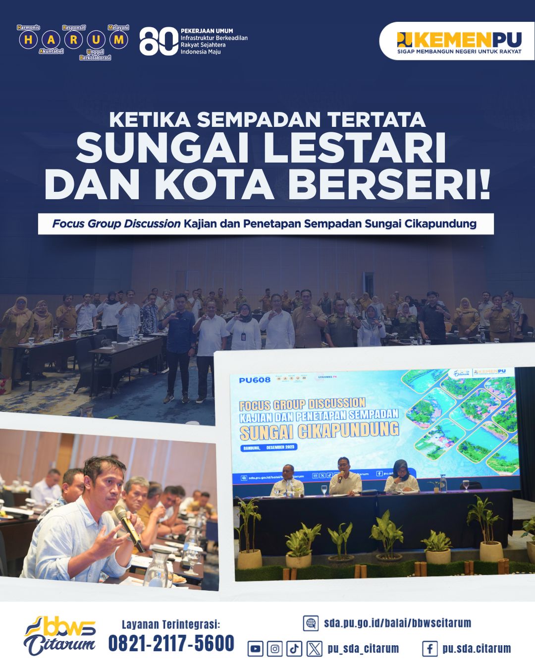 Ketika Sempadan Tertata, Sungai Lestari dan Kota Berseri!