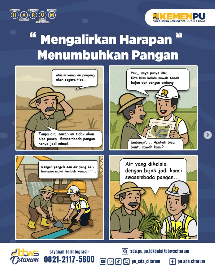 Mengalirkan Harapan, Menumbuhkan Pangan