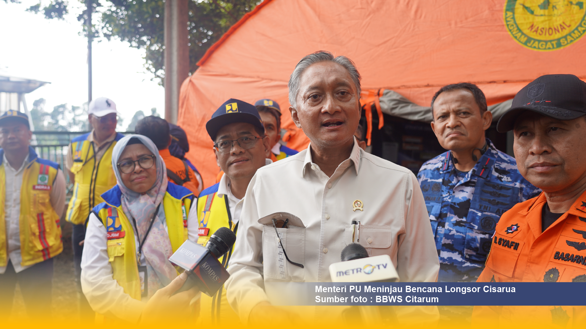 Menteri PU Dody Hanggodo akan Siapkan Perbaikan di Hulu Longsor Cisarua