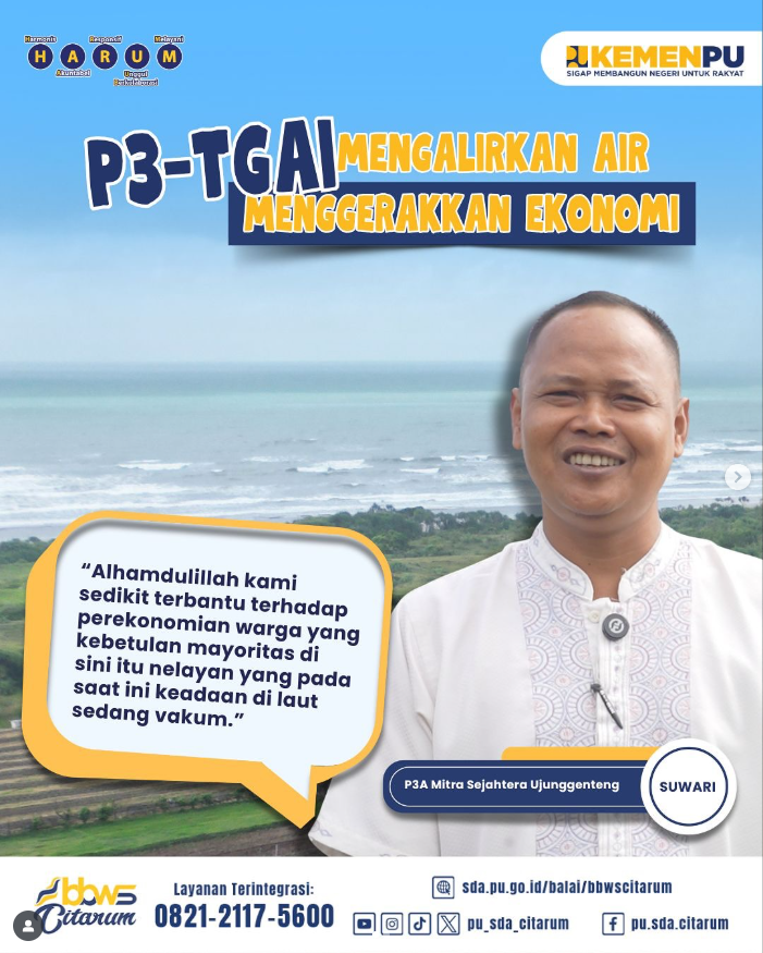 P3-TGAI Mengalirkan Air Menggerakan Ekonomi
