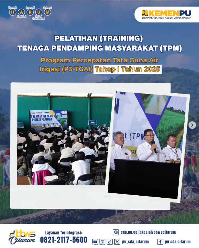 Pelatihan Tenaga Pendamping Masyarakat P3-TGAI