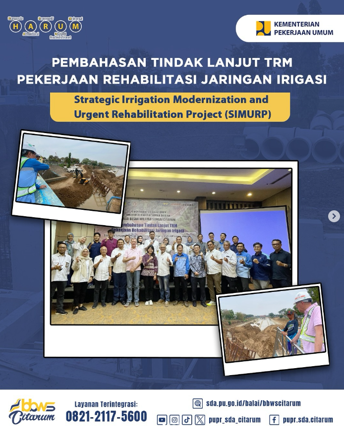 Pembahasan Tindak Lanjut Rehabilitasi Jaringan Irigasi