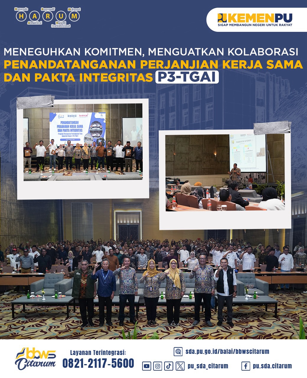 Penandatanganan PKS dan Pakta Integritas P3-TGAI Tahun 2025 Tahap II