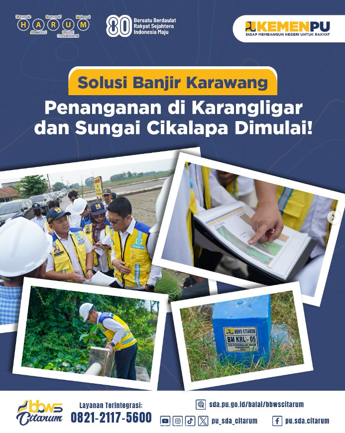 Penanganan Banjir di Karangligar