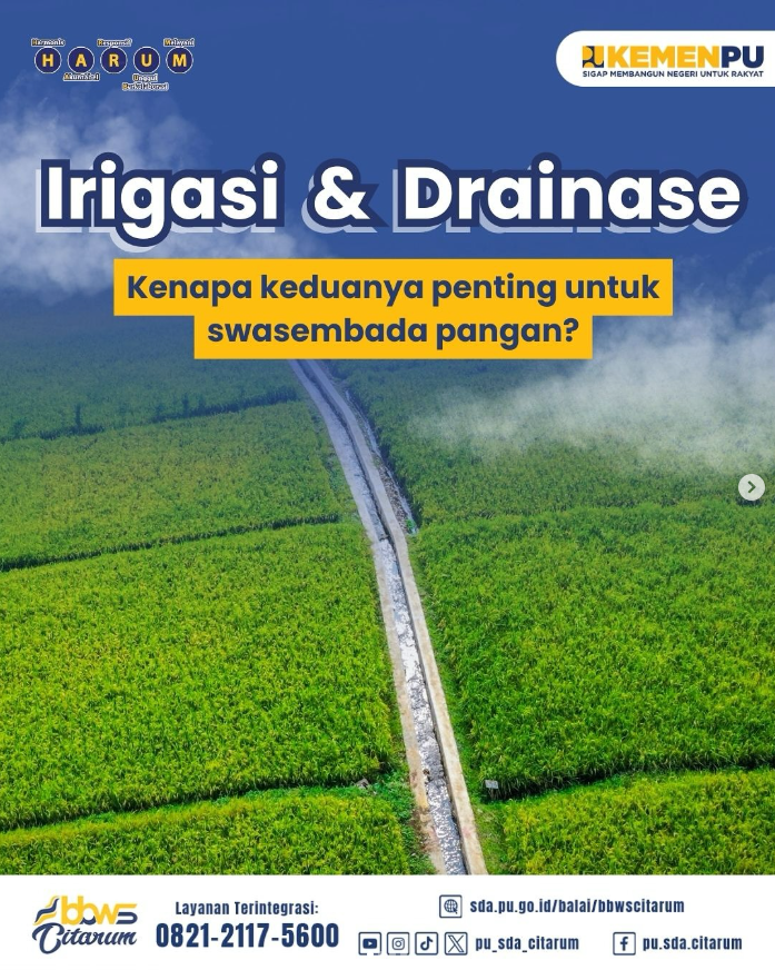 Peran Irigasi dan Drainase