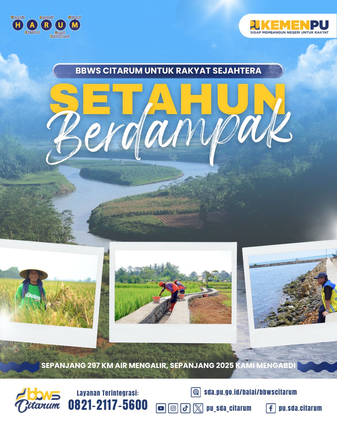 Setahun Berdampak BBWS Citarum Untuk Kesejahteraan Rakyat