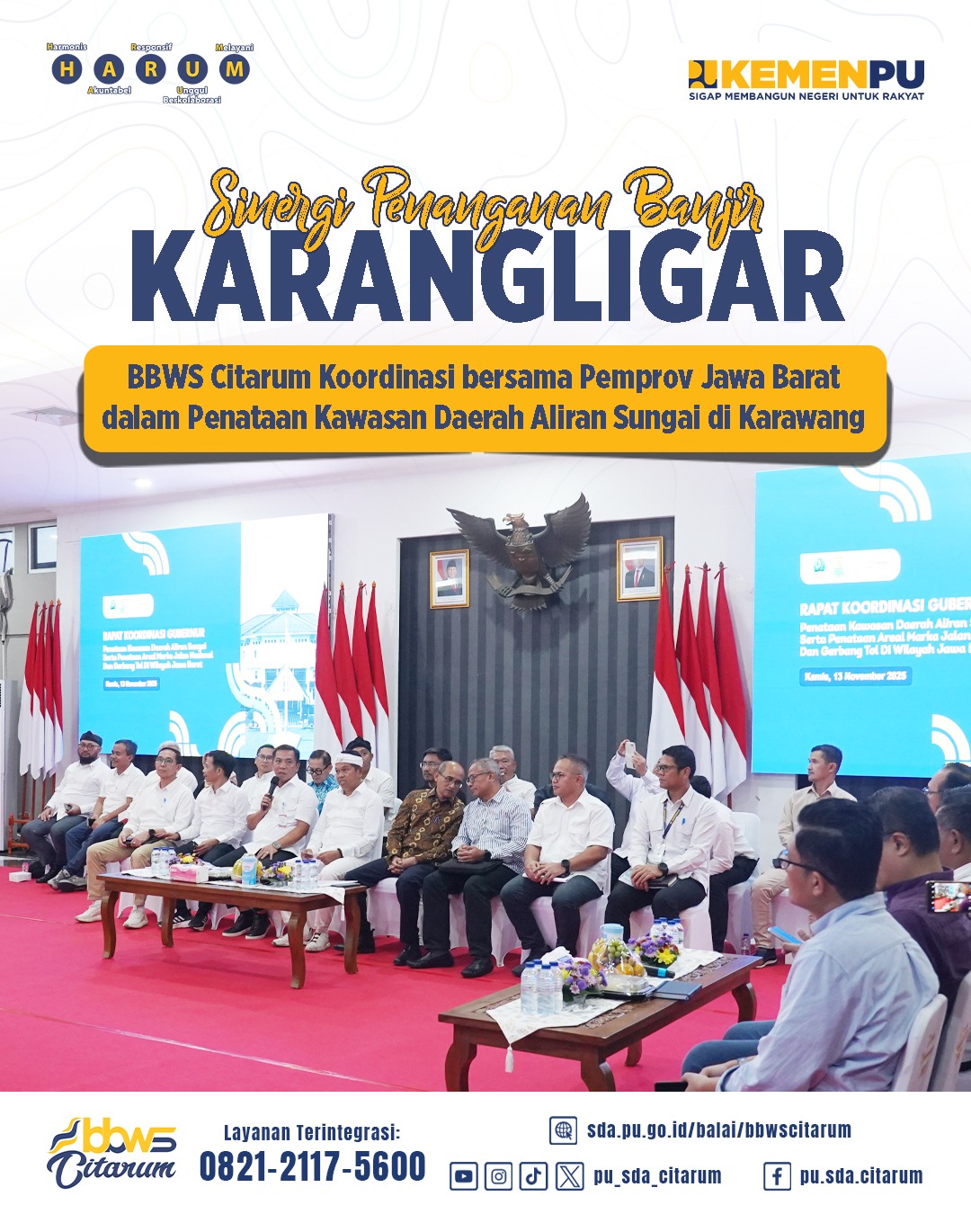 Sinergi Penanganan Banjir Karang Ligar