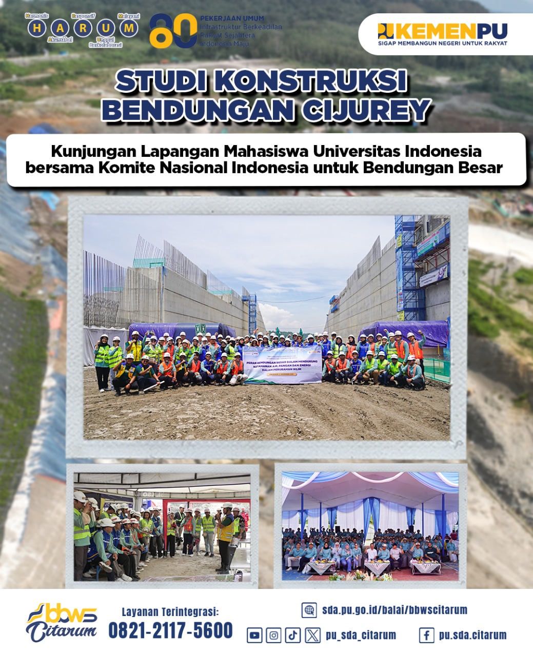 Studi Kontruksi Bendungan Cijurey
