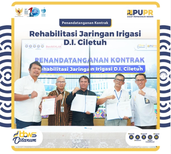 Rehabilitasi Jaringan Irigasi D.I Ciletuh