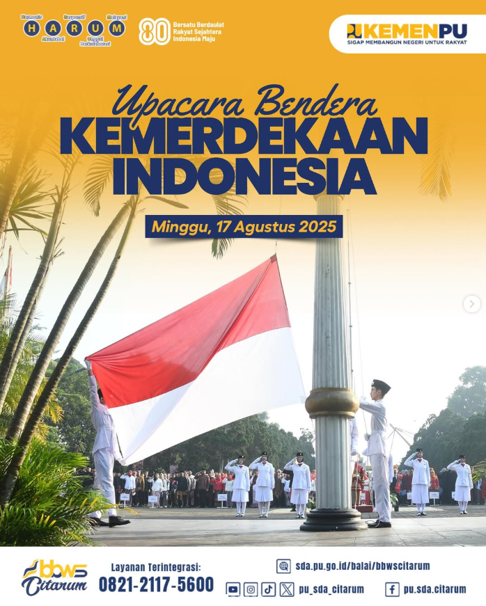 Upacara peringatan HUT RI ke 80