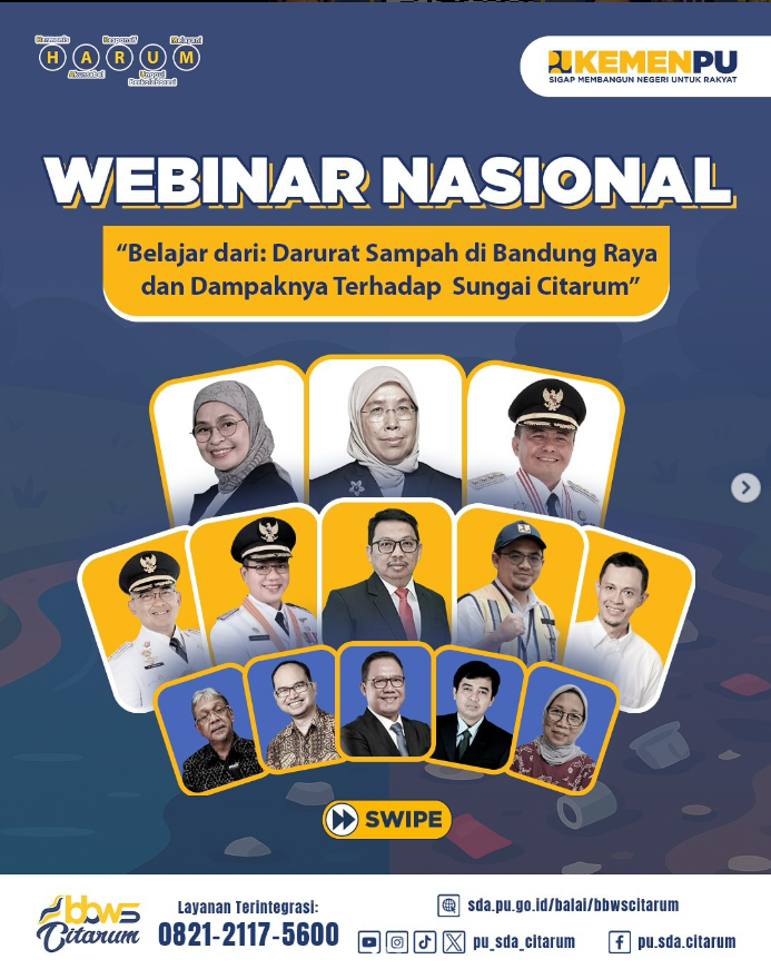Webinar Nasional Belajar dari Darurat Sampah di Bandung Raya dan Dampaknya pada Sungai Citarum