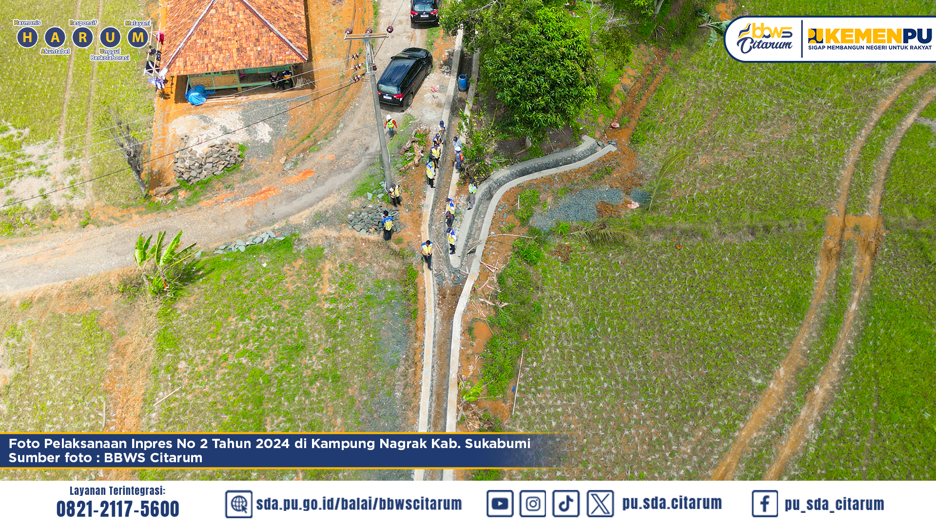 Wujud nyata gotong royong dalam pengelolaan sumber daya air.