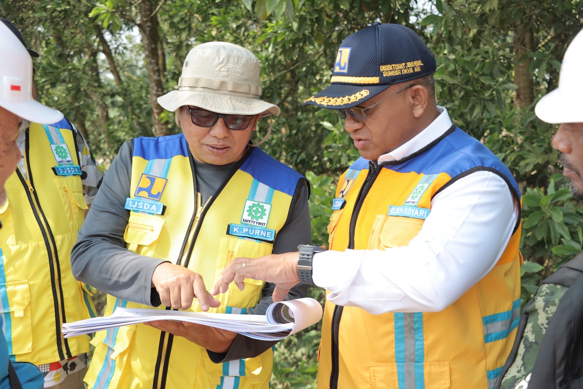 Kepala BBWS Mesuji Sekampung Tinjau Rehabilitasi Tanggul Sungai Way Ketibung–Way Sulam