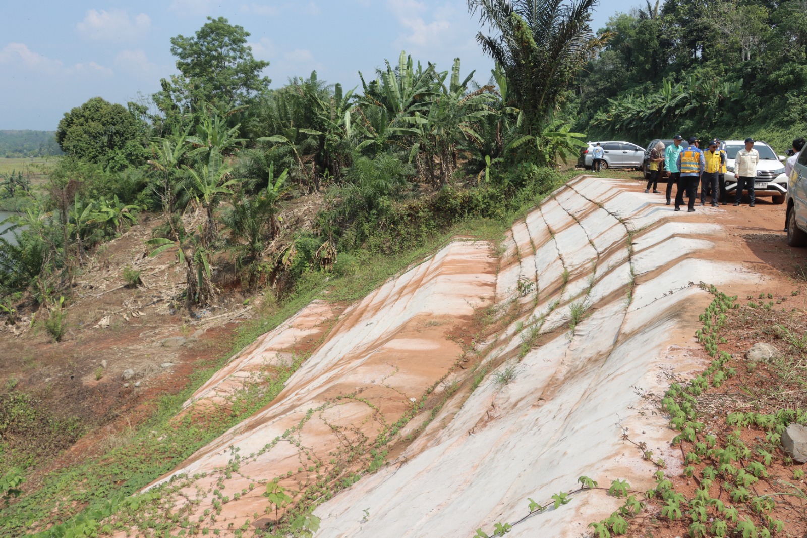 BBWS Mesuji Sekampung Tinjau Hasil Rehabilitasi Daerah Irigasi Way Bumi Agung Lampung Utara