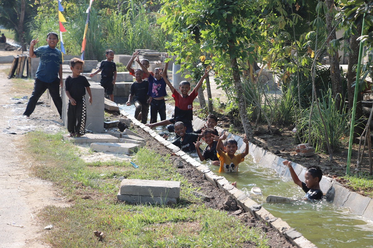 Kepala BBWS Mesuji Sekampung Monitoring Pelaksanaan P3-TGAI Desa Braja Asri Lampung Timur