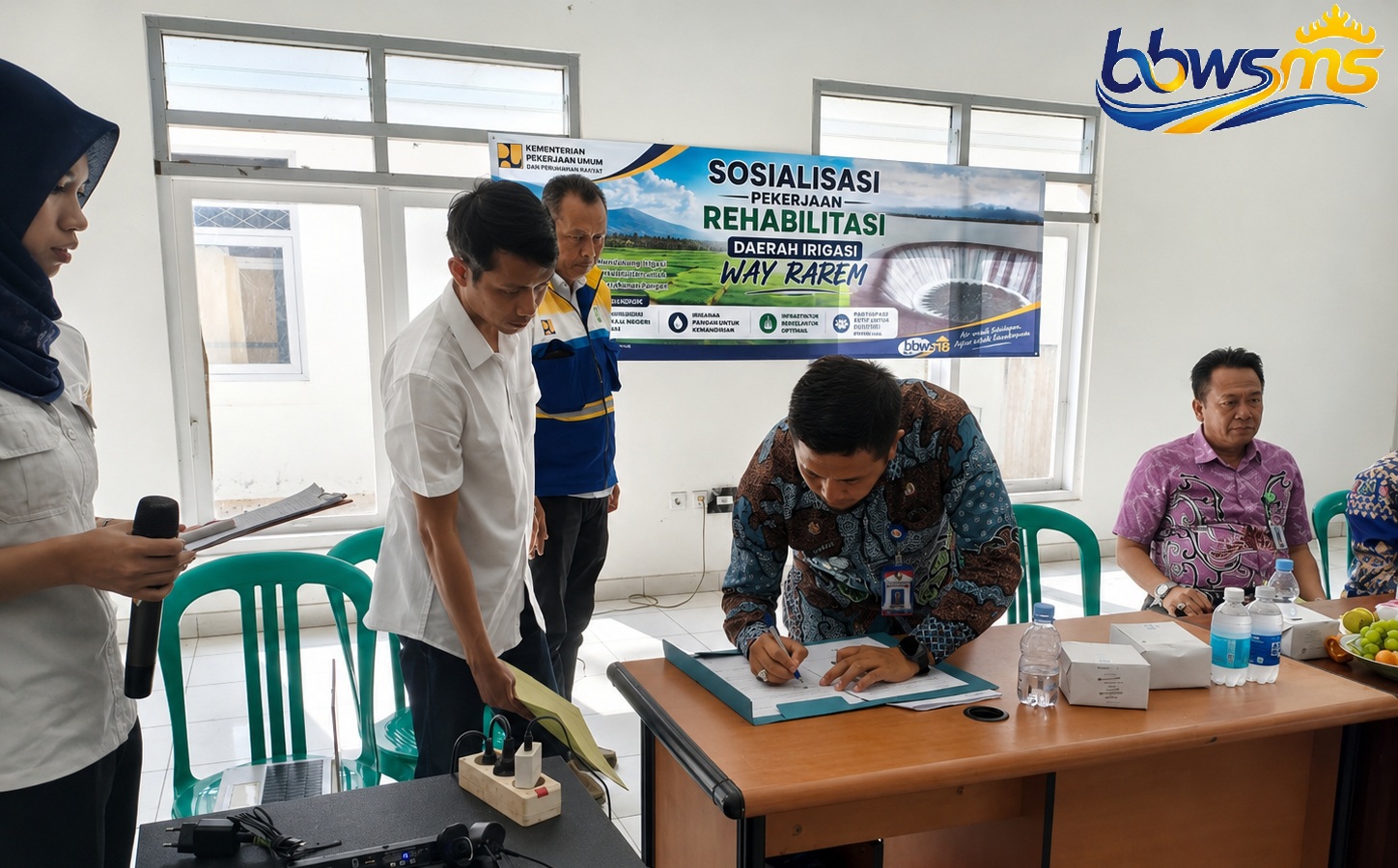 Sosialisasi Rehabilitasi Daerah Irigasi Way Rarem Perkuat Sinergi Pembangunan Daerah