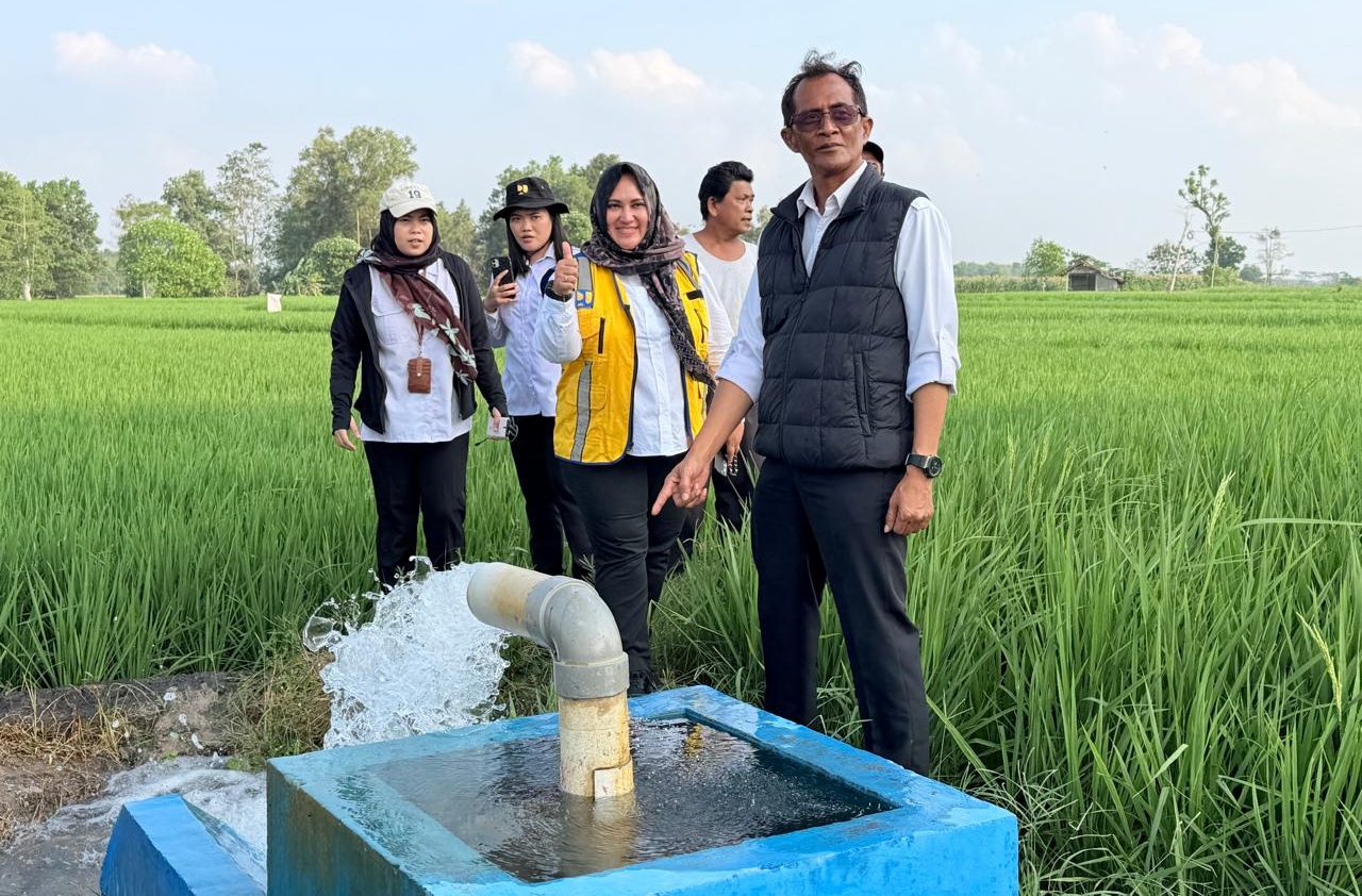 Hadapi Musim Kemarau, Tim OP II BBWS Mesuji Sekampung Aktifkan Sejumlah Sumur JIAT di Lampung