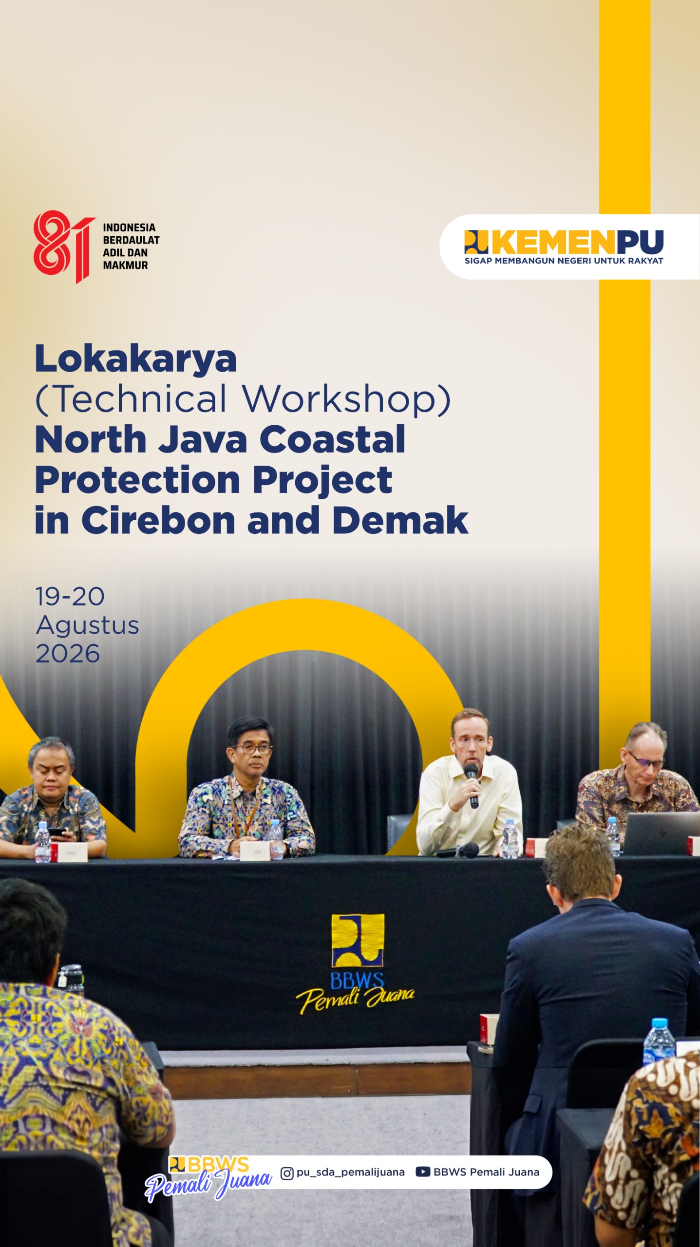 Lokakarya (Technical Workshop)  - North Java Coastal Protection Project in Cirebon and Demak