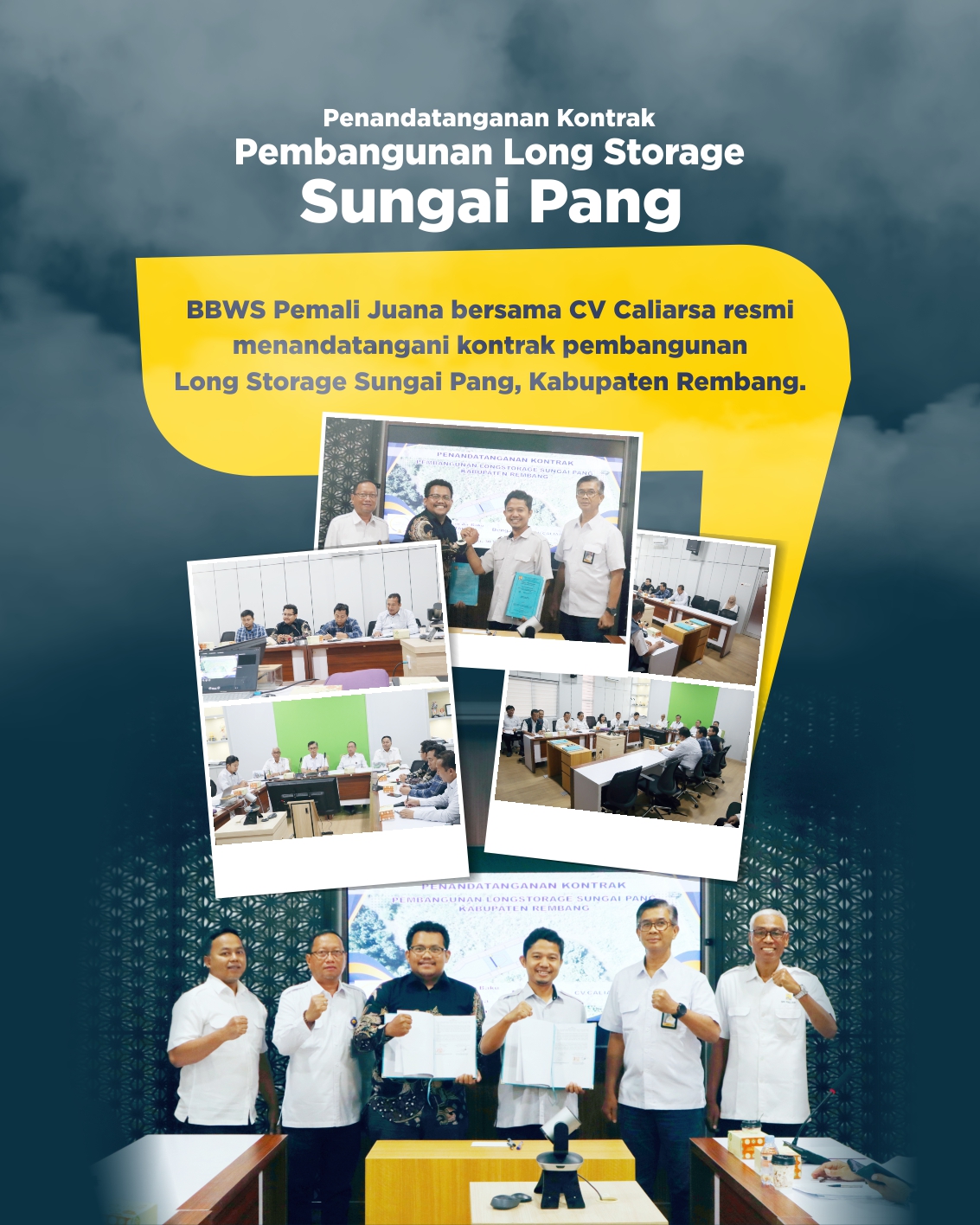 Long Storage Sungai Pang, Solusi Kebutuhan Air Kabupaten Rembang
